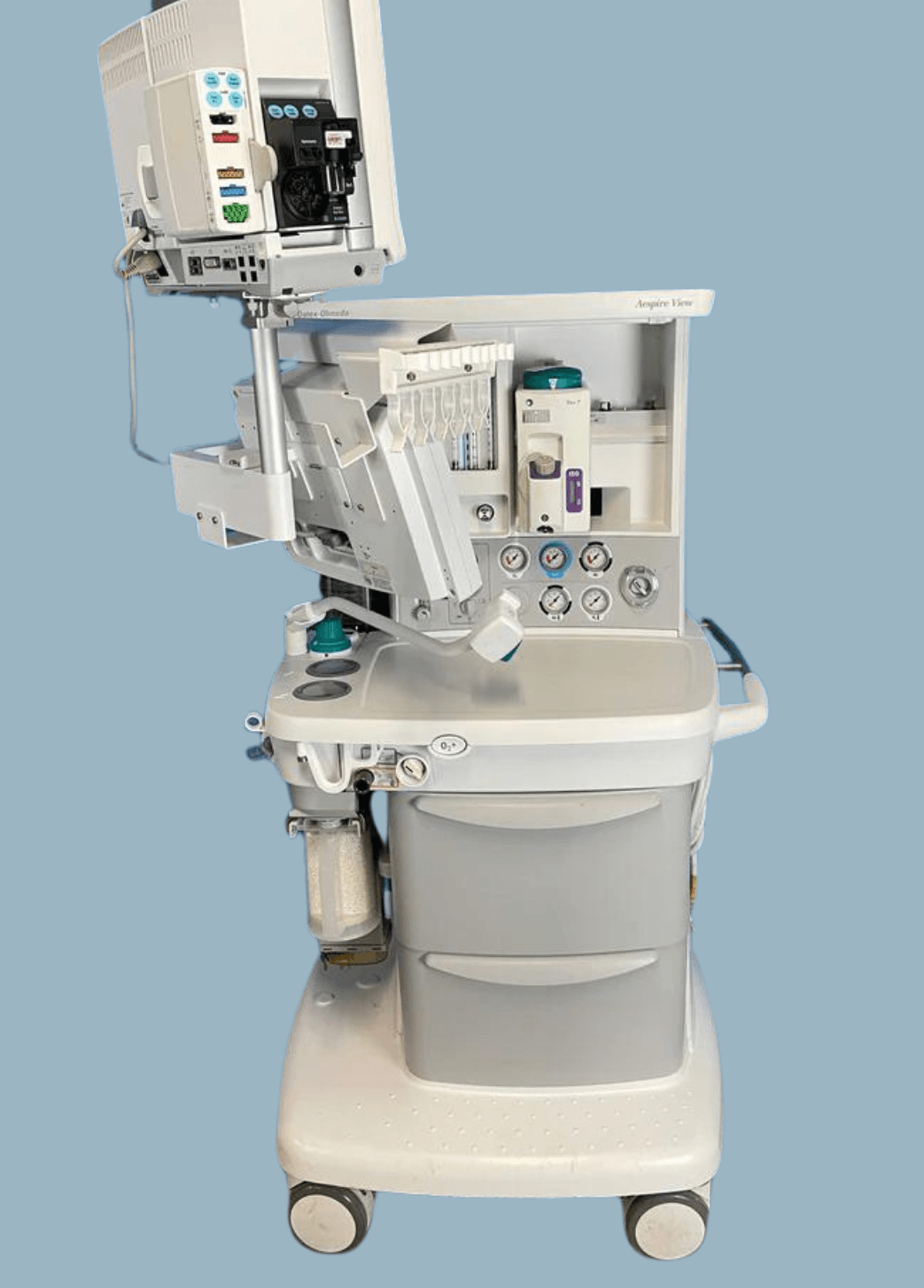 Datex Ohmeda Aespire View Anesthesia Machine with B650 Monitor - Pro Medizone